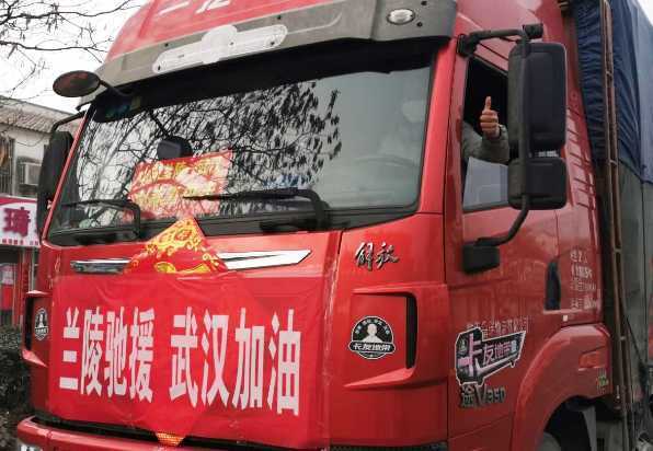 兰陵县调配200吨优质苍山大蒜无偿捐赠武汉(图1)