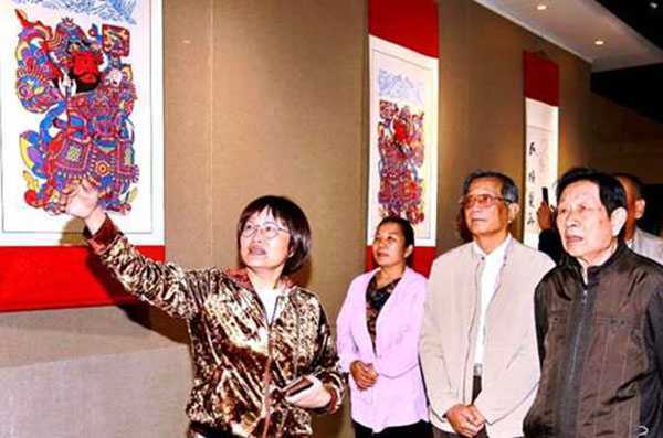 中国(潍坊)杨家埠木版年画巡展临沂站开幕(图2) 中国(潍坊)杨家埠木版年画巡展临沂站开幕(图2)