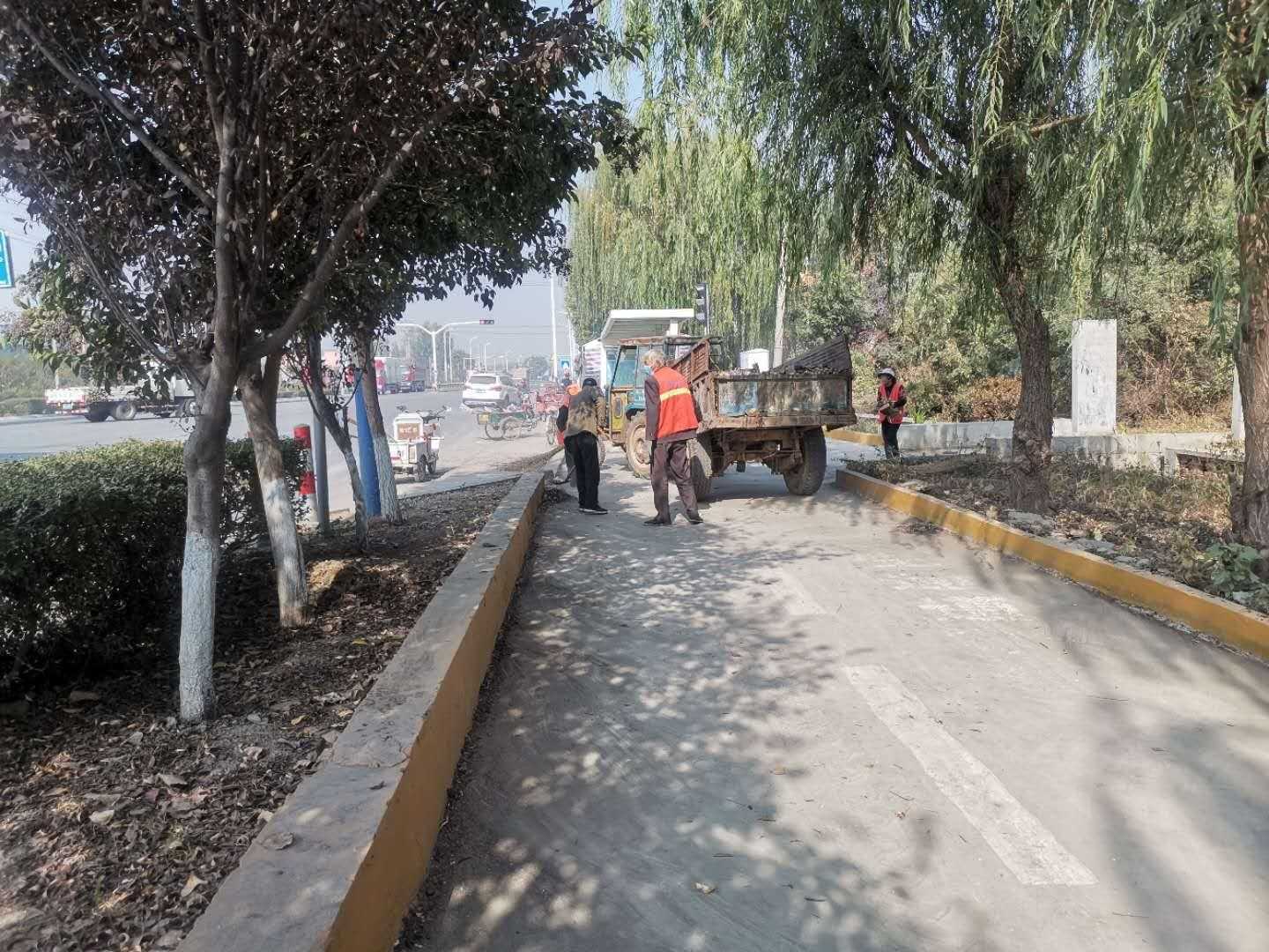 清理秸秆杂物 提升人居环境(图1) 平邑街道:清理秸秆杂物 提升人居环境