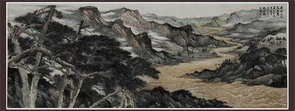 晴川雪景寄真情  ——萧维永的山水画(图6)