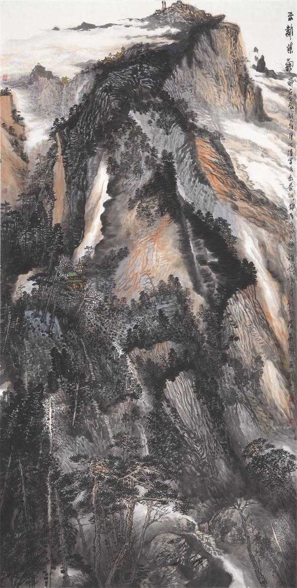 晴川雪景寄真情  ——萧维永的山水画(图4)