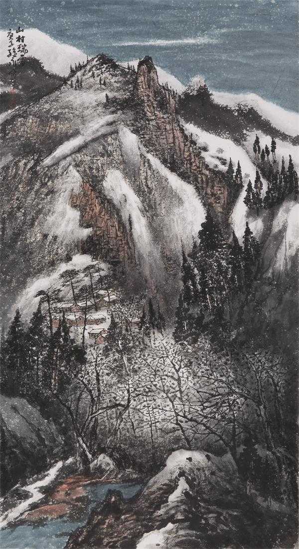 晴川雪景寄真情  ——萧维永的山水画(图2)