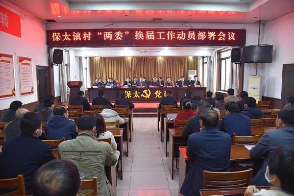 保太镇召开村“两委”换届选举工作动员部署会(图1)