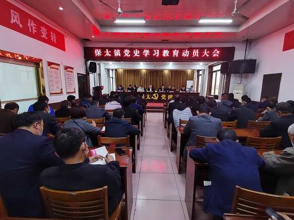 保太镇党史学习教育动员大会召开(图1)