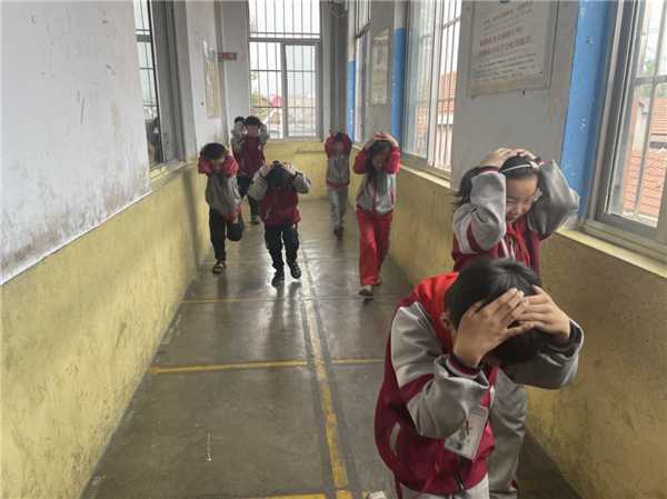 地方镇中心小学开展防震减灾主题教育活动(图2)