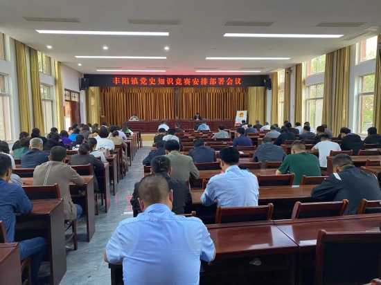 丰阳镇组织开展党史知识竞赛活动(图1)