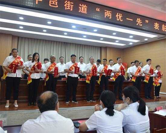 平邑街道召开“两优一先”表彰大会(图2)