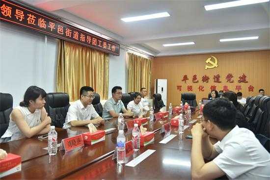 沂南团县委领导到平邑街道指导工作(图2)