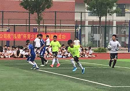 山东：平邑县举办“泓锦”杯青少年足球赛(图4)