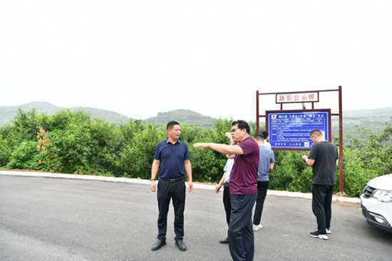 临沂平邑：全县“路长制+”工作检查组走进铜石(图2)