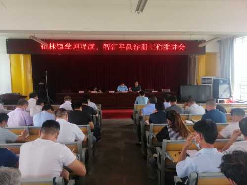 柏林镇召开“学习强国”“智汇平邑”工作推进会(图1)