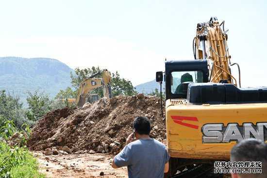 平邑县铜石镇2021年度高标准农田建设项目稳步推进(图1)