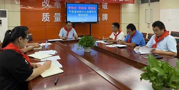 平邑县柏林镇中心校开展少先队辅导员专题培训活动(图1)
