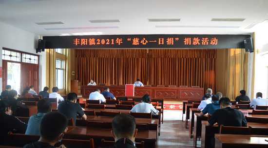 丰阳镇开展2021年“慈心一日捐”活动(图1) 丰阳镇开展2021年“慈心一日捐”活动(图1)