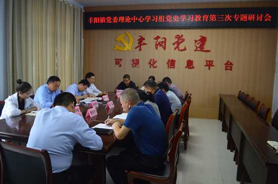 丰阳镇党委理论中心学习组召开 党史学习教育第三次专题研讨会(图1)
