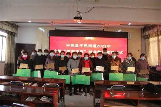 平邑街道举行市级“美在农家”示范户奖补物资发放仪式(图2)