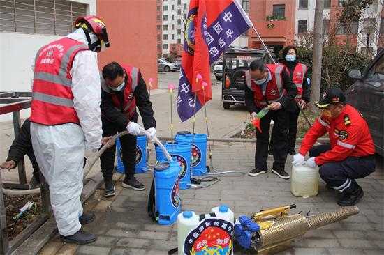 中国国际救援中心义务消杀助力疫情防控(图3)