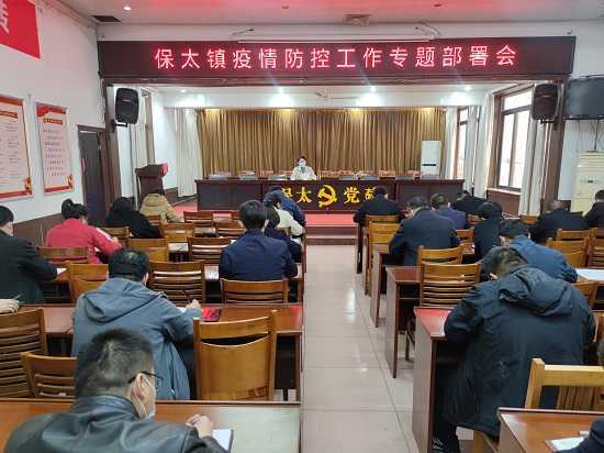 同心抗疫 丨保太镇全力做好疫情防控工作(图1)