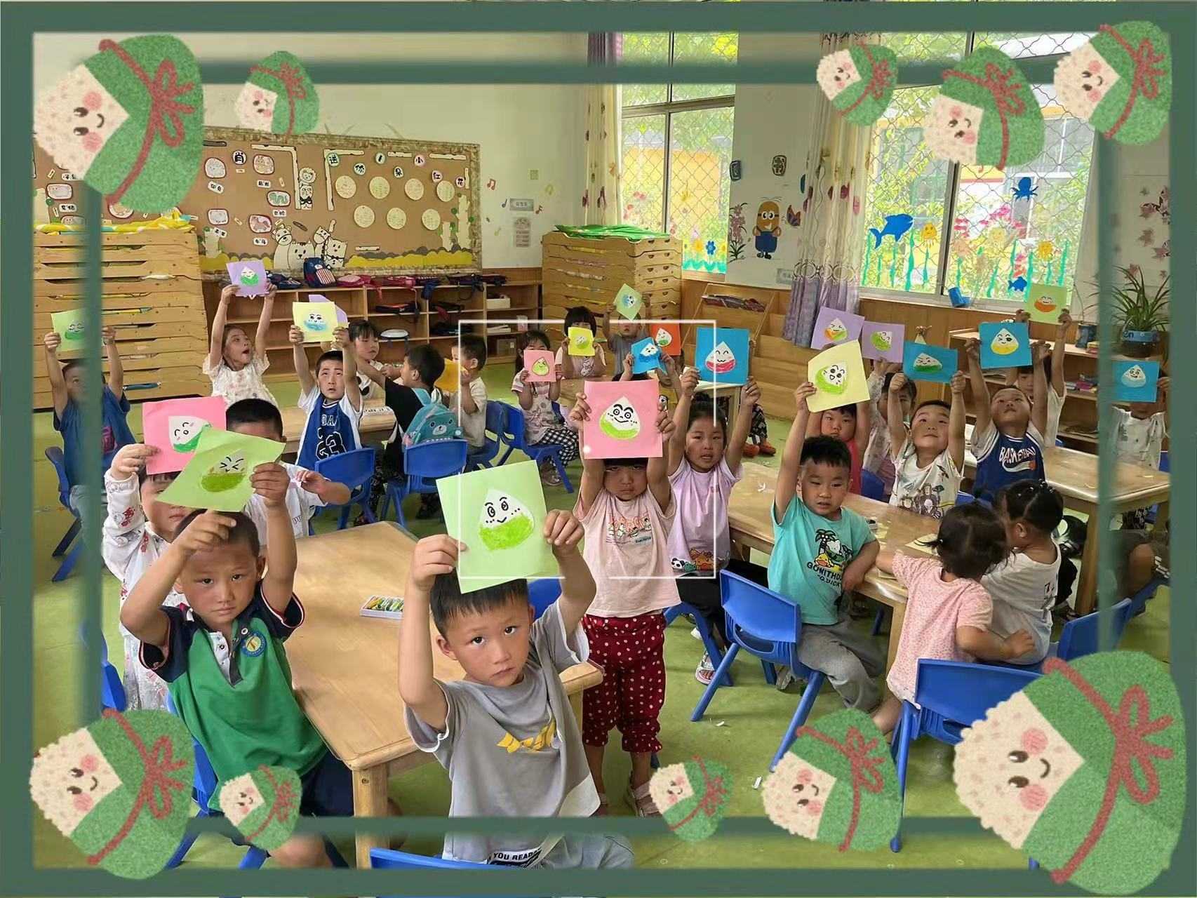 地方镇第二中心幼儿园开展“别样端午 浓情四溢”端午节主题活动(图1)