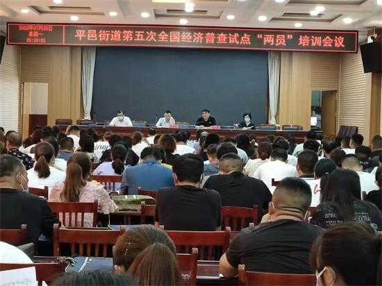 平邑街道召开第五次全国经济普查试点业务培训会议(图1)