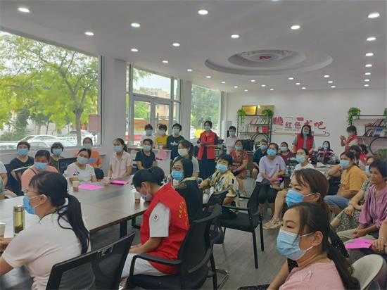 平邑街道开展“健康进社区”志愿服务活动(图2)