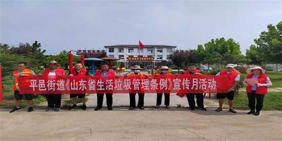 平邑街道扎实开展垃圾分类宣传活动(图1)
