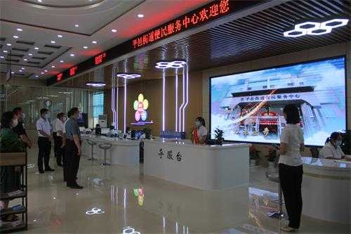 市政务服务体系建设现场推进会观摩组一行到平邑街道观摩指导工作(图1)