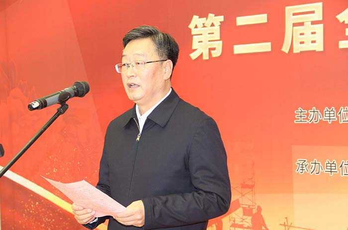 临沂市“中国梦·劳动美--建功新时代 献礼二十大”第二届全市职工书画展开幕(图2)