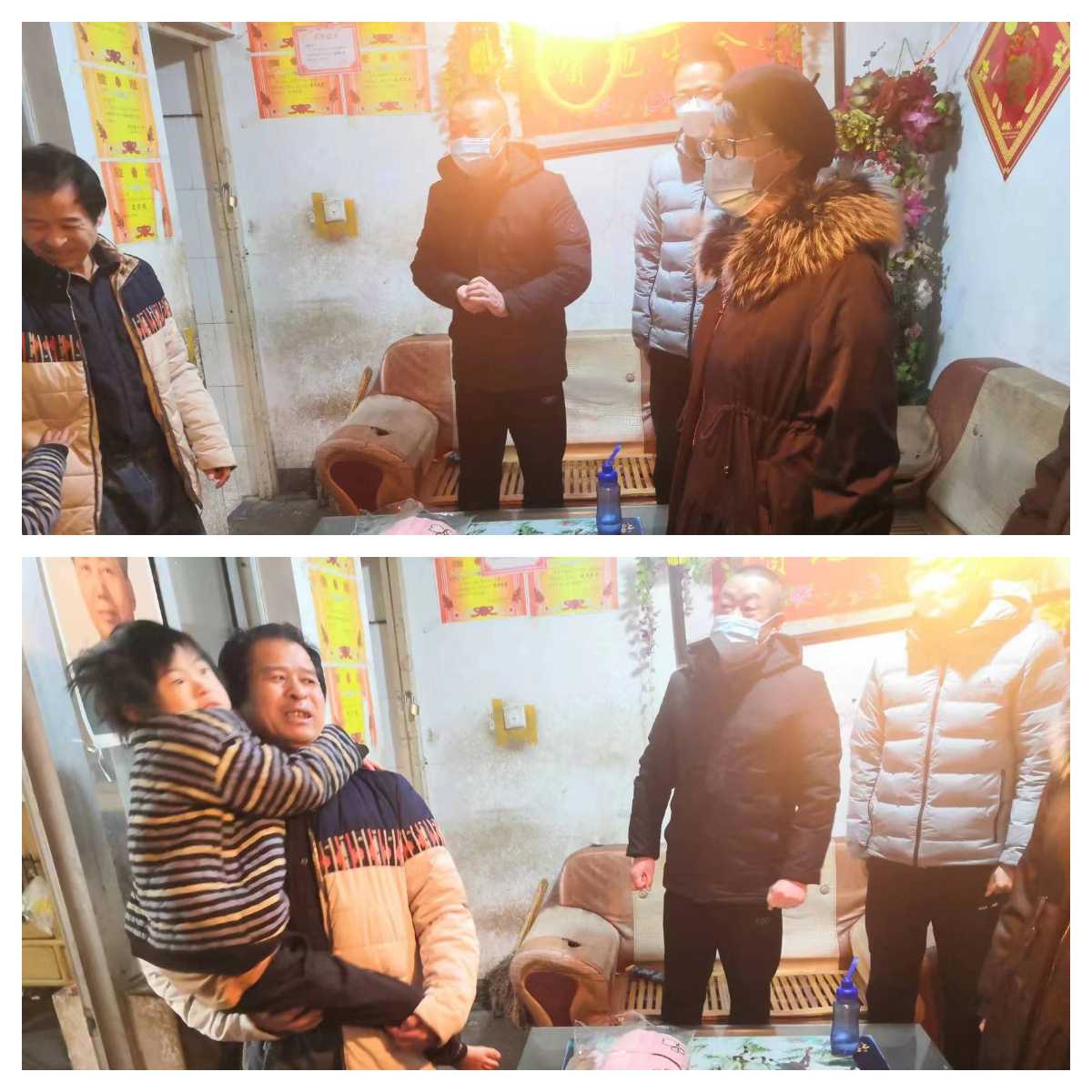 平邑街道站前社区开展“迎新春送祝福”春节大走访活动(图2)