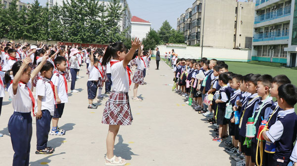 山东平邑：实验小学教育集团南校区举办“走进小学 体验成长”幼小衔接活动(图3)