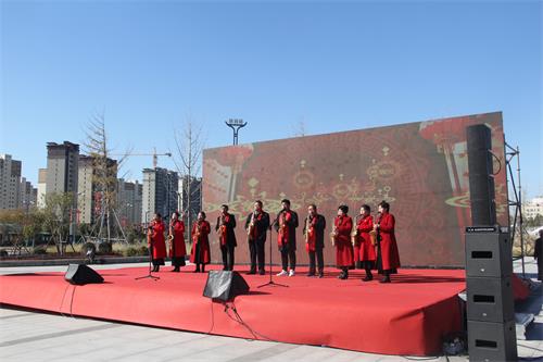 平邑街道“十里兴水，大美平邑”兴水河观光行活动启动仪式成功举办(图2)