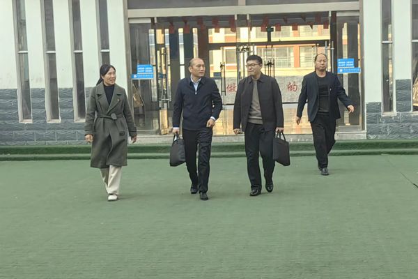 县委常委、政法委书记孙峰到平邑县第二实验小学调研思想政治工作