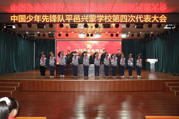 中国少年先锋队 平邑兴蒙学校第四次代表大会召开(图5)