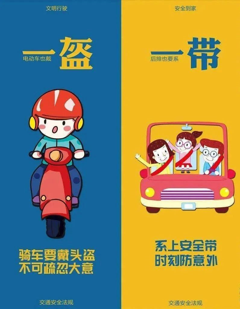 “一盔一带”安全出行——地方镇闸口完小幼儿交通安全知识宣传