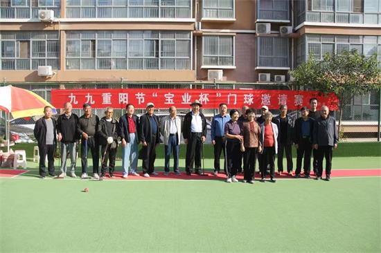 平邑街道举办“宝业杯”门球邀请赛(图1)