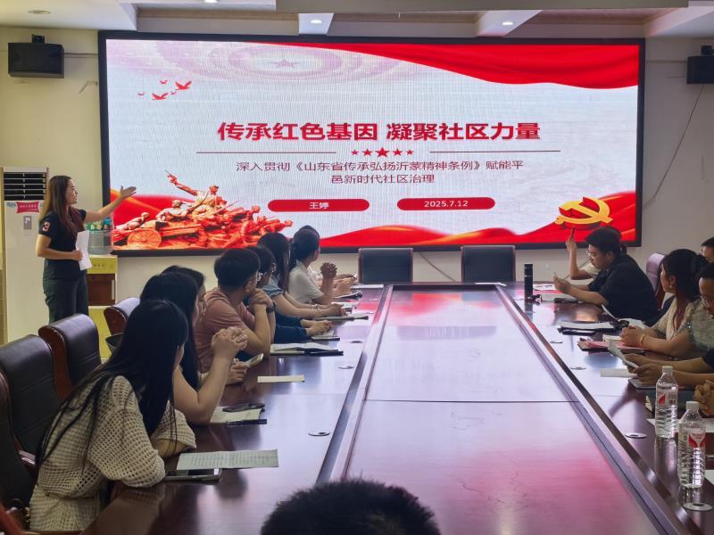 沂蒙精神进万家 红色血脉永传承——平邑街道开展《山东省传承弘扬沂蒙精神条例》宣讲活动