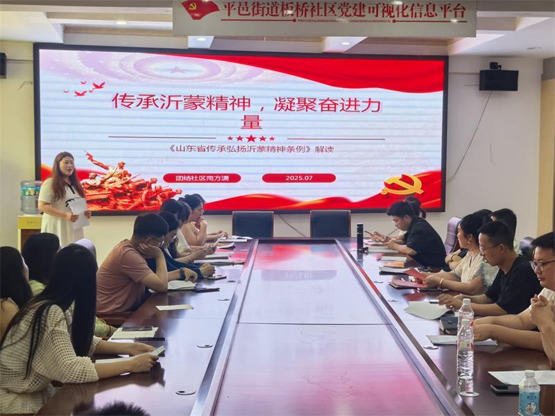 沂蒙精神进万家 红色血脉永传承——平邑街道开展《山东省传承弘扬沂蒙精神条例》宣讲活动(图3)
