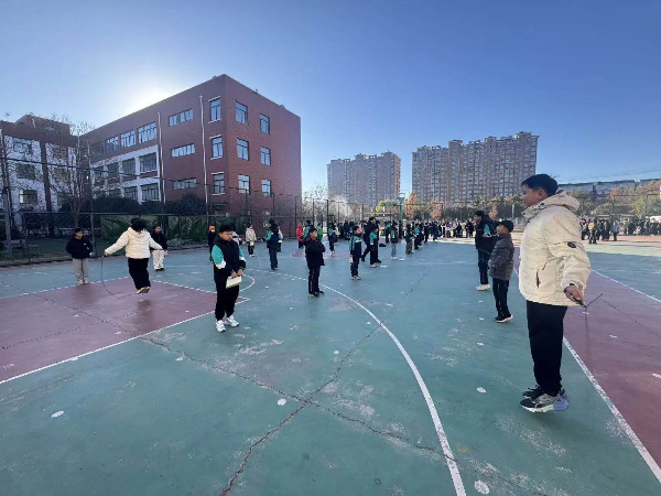 平邑县第四实验小学开展体质健康监测抽测活动(图3)