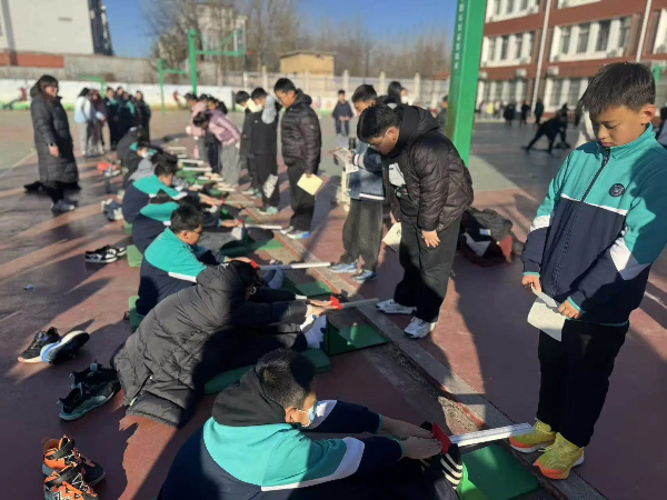 平邑县第四实验小学开展体质健康监测抽测活动(图4)