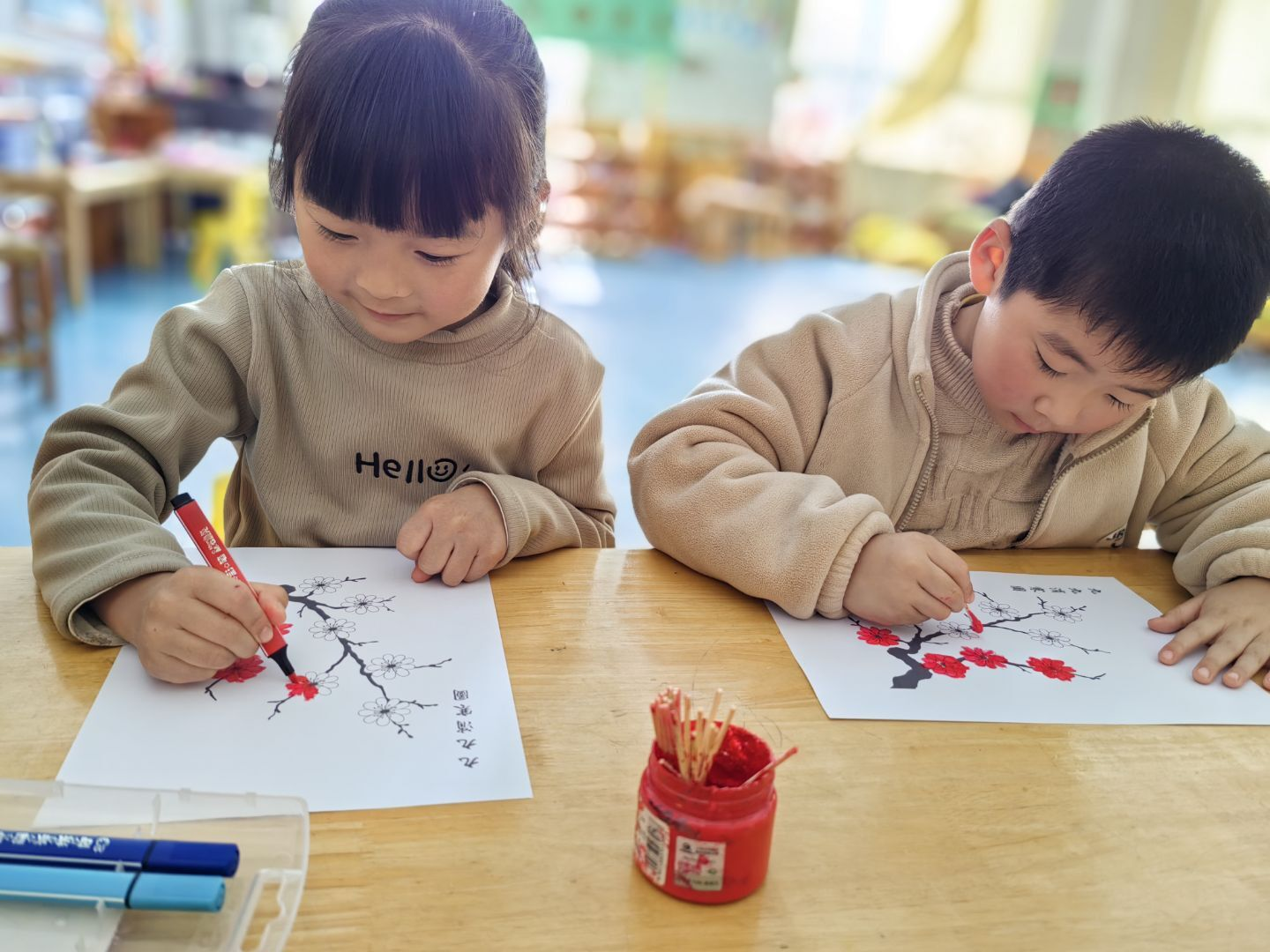 平邑县丰阳镇中心幼儿园开展冬至节气活动(图2)