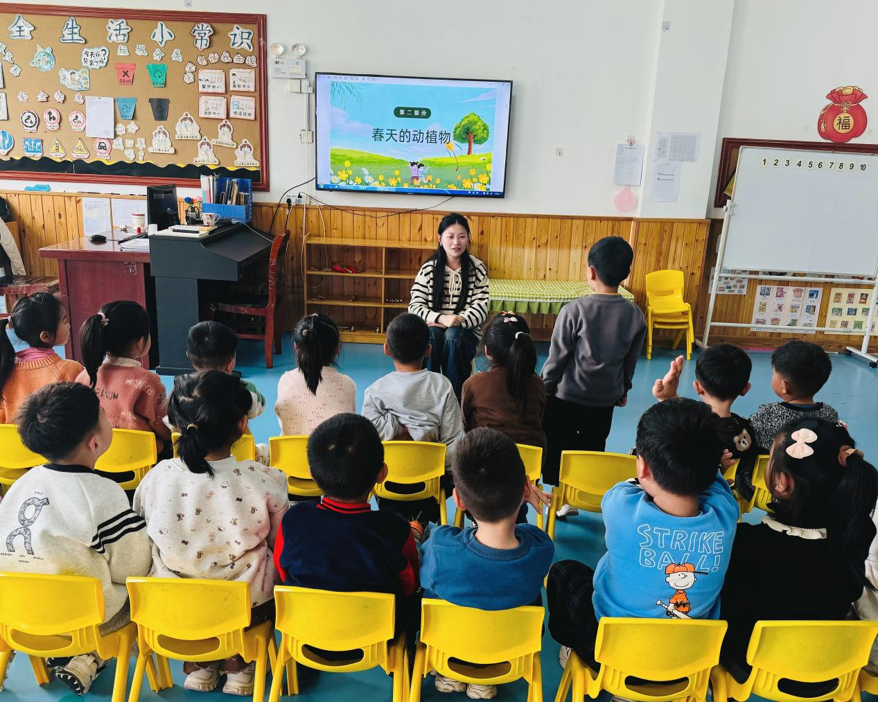 平邑县丰阳镇中心幼儿园开展春日主题系列活动(图1)