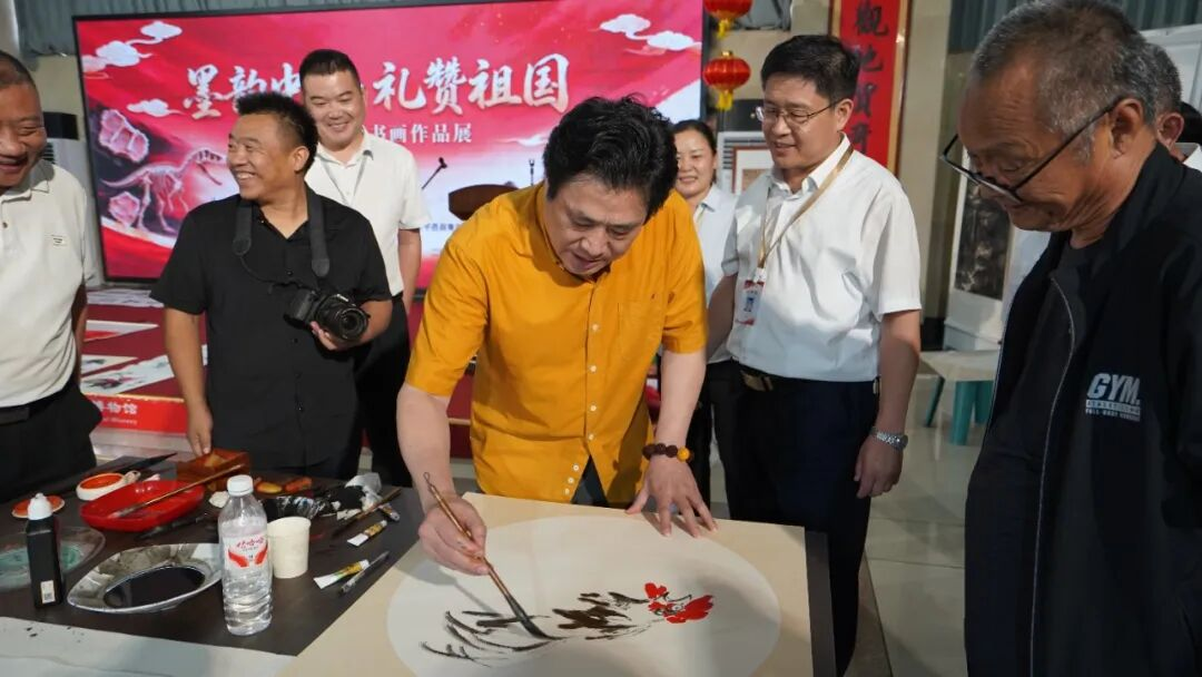 “墨韵中华・礼赞祖国”书画展向国庆献礼(图8)